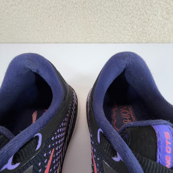 Brooks Adrenaline GTS 22 Sneaker Women 7.5 Wide DQ Blue Orange Lace Up Running - Picture 10 of 13